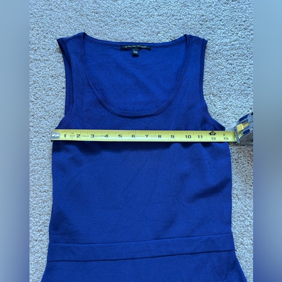 W118 by Walter Baker Navy Dress Women Sz XS Sleeveless Round Neck - Picture 7 of 8